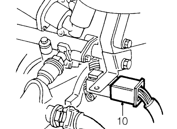 Disconnect multiplug from IACV.