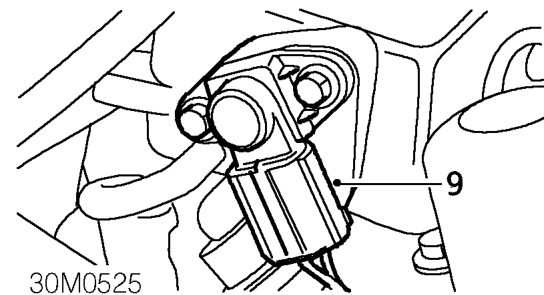 Disconnect fuel pressure regulator vacuum pipe from inlet manifold chamber.