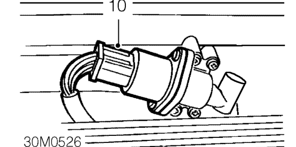 Disconnect multiplug from MAP sensor.