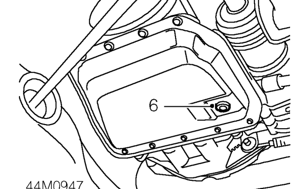 Drain and refill – Position container to collect fluid from gearbox.