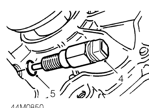 Starter inhibitor/reverse switch – Disconnect multiplug from switch.