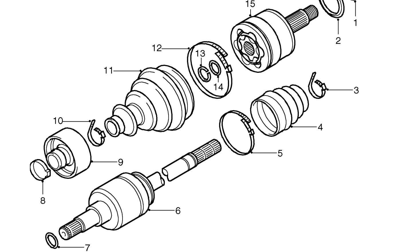 Drive shaft components