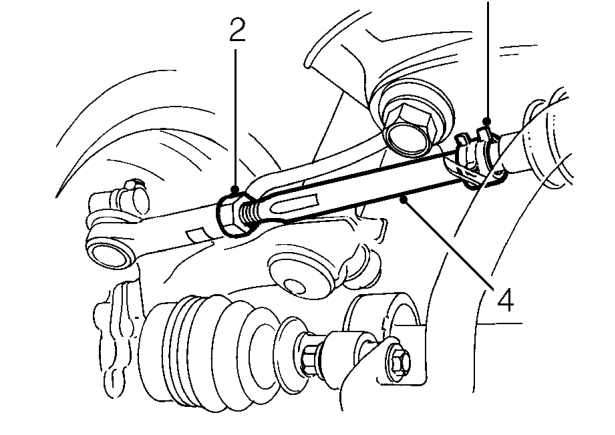 Data - brm: – Mark position of track rod ends for reference.