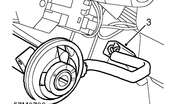 Steering column assembly – Disconnect 4 multiplugs from switch pack.