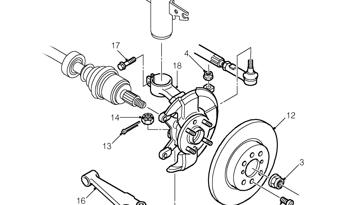Front hub – Service repair no - 60.25.01