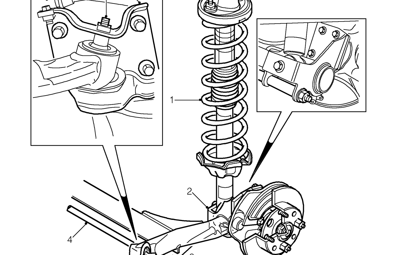 Rear suspension operation