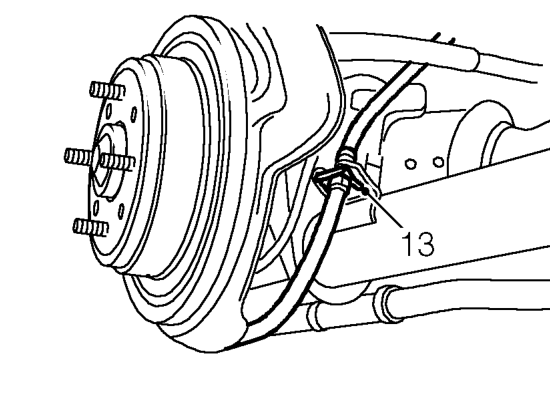 Remove brake hose banjo bolts and discard sealing washers.