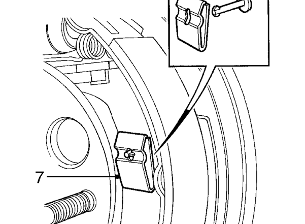 Remove both rear drums. See BRAKES, Repairs.