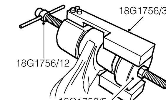 Models with ABS: Secure ABS sensor harnesses to ’H’ frame.
