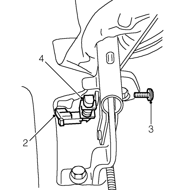 Handbrake warning switch – Remove rear console. See BODY, Interior trim components.