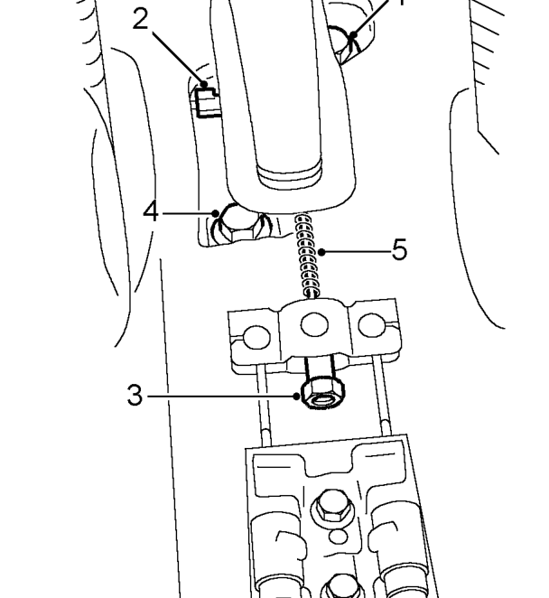 Handbrake lever – Remove rear console. See BODY, Interior trim components.