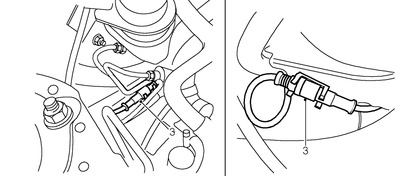 Abs sensor - front – Remove road wheel(s).