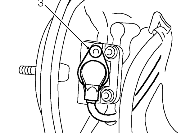 Abs sensor - rear - models with disc brakes – Remove rear road wheel.