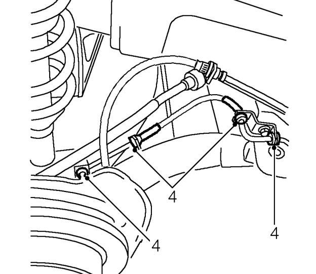 Abs sensor - rear - models with disc brakes – Remove Tx30 screw securing ABS sensor to hub and release sensor.