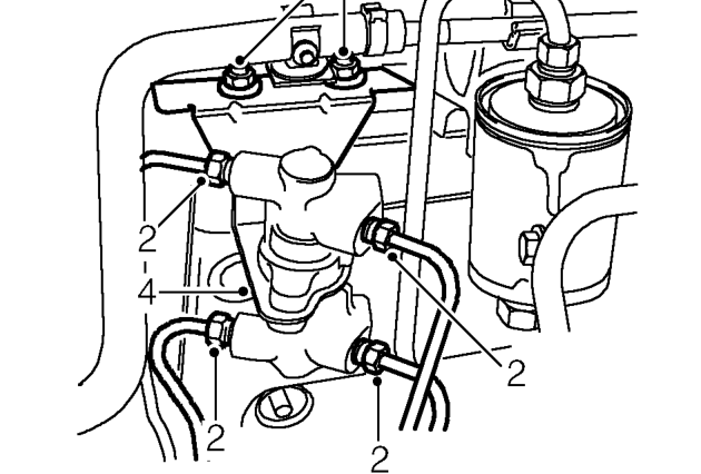 Brake proportioning valve - abs – Position cloth to absorb fluid spillage.
