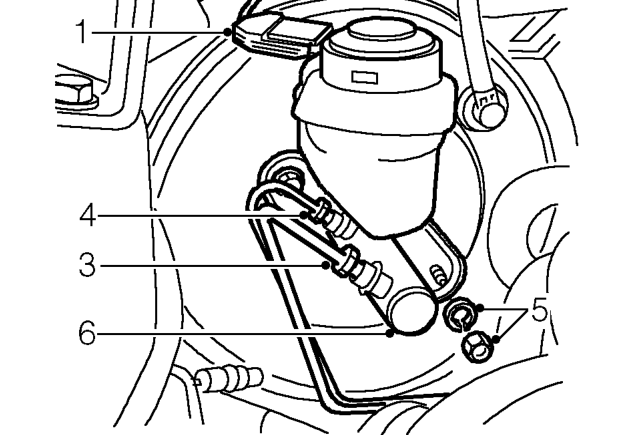 Brake master cylinder – Service repair no - 70.30.08