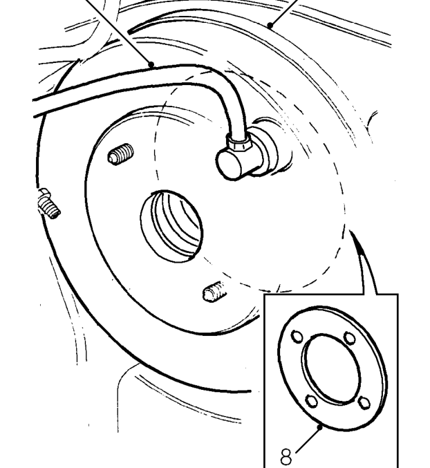 Servo assembly – Remove 4 flange nuts securing servo to body.