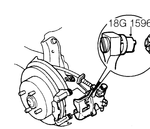 Loosen bleed screw.