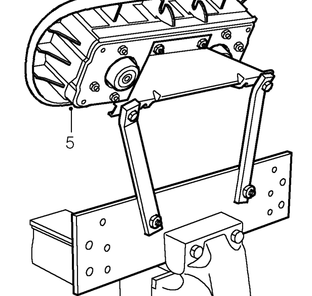 Deployment of passenger airbag module – Position brackets SMD 4082/7 to tool, lightly tighten bolts.