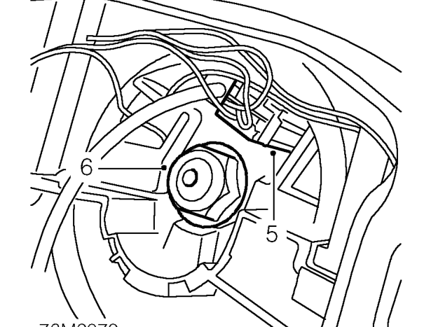 Airbag harness – Remove drivers airbag. See this section.