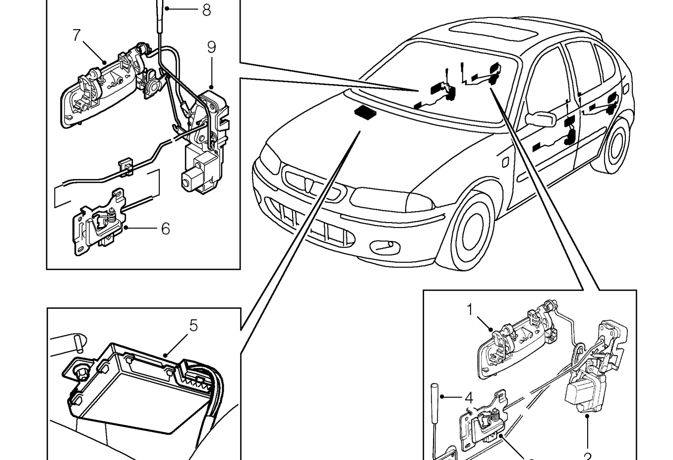 Electric door lock operation