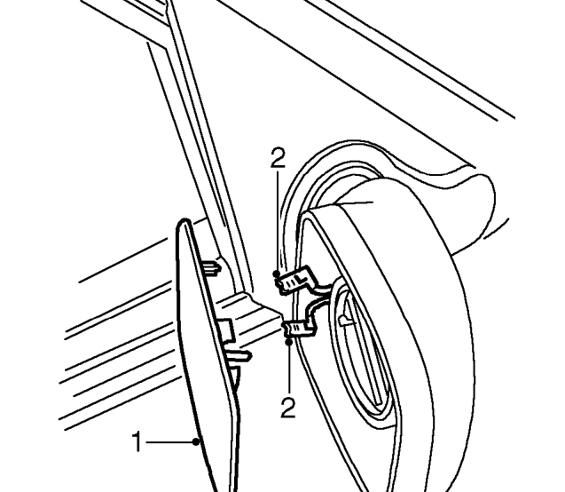 Exterior mirror glass – Service repair no - 76.11.08