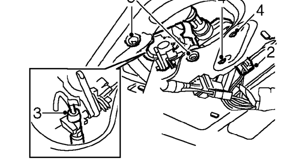 Tailgate lock – Remove tailgate trim casing. See Interior trim components.