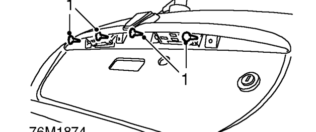 Tailgate applique – Service repair no - 76.28.76