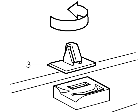 Rear quarter rubbing strip – Compress tags on 3 clips and release rubbing strip from rear quarter panel. Do not carry o