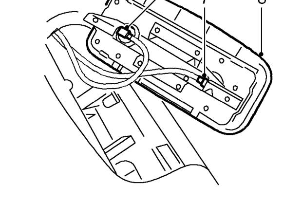 Models fitted with passenger airbag: – Remove bolt securing passenger airbag support bracket to support arm.
