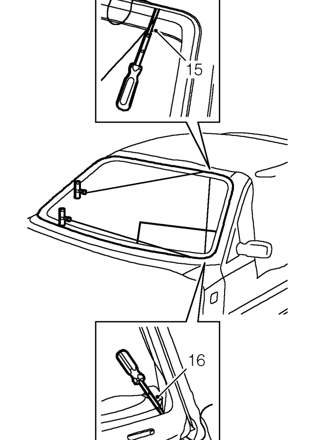 Remove 2 screws securing spacers to body.