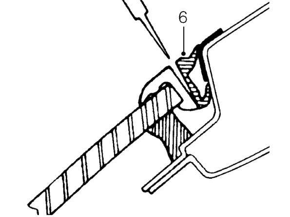 Rear screen – Fit protective cover to interior of vehicle.
