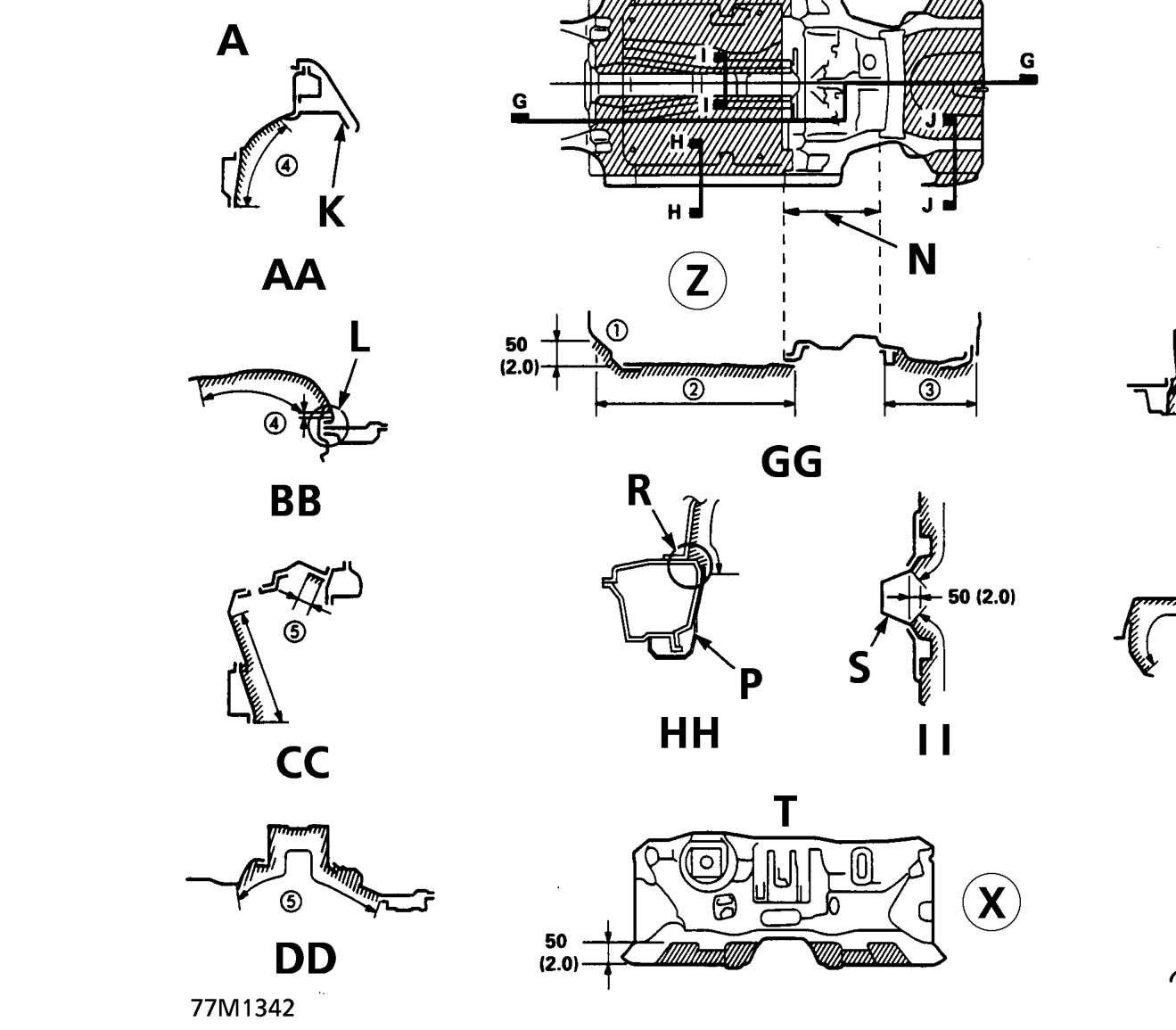 Undercoating diagram