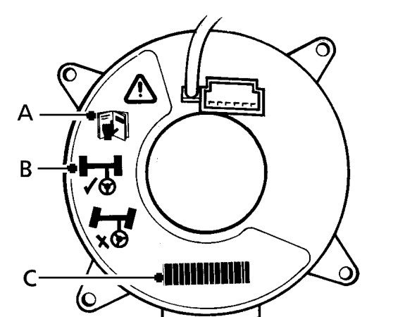 Warning labels – Refer to the Owner’s Handbook for information on the airbag system.
