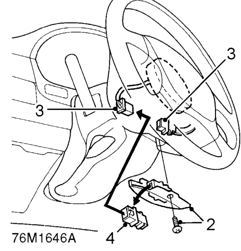 Airbag control and diagnostic unit - ’d’ series – Remove key from starter switch, disconnect both battery leads, earth lead first, and wait 