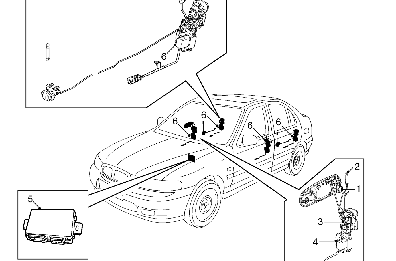Electric door lock operation