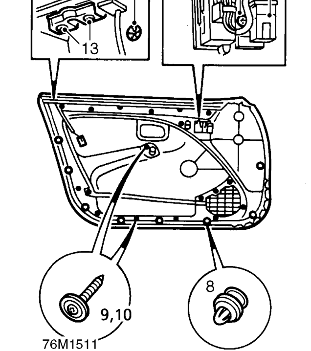 Do not carry out further dismantling if component is removed for access only.
