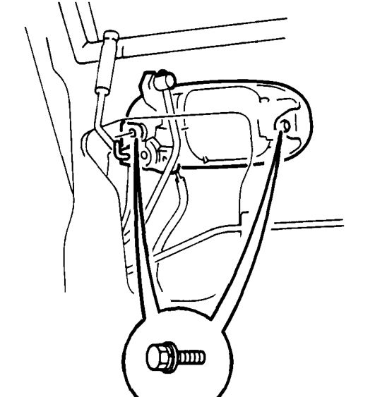 Front door outside handle – Release 4 clips private lock harness and multiplug to door. Disconnect multiplug.