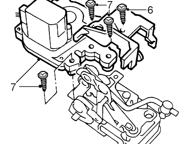 Using a Torx bit remove 3 screws securing latch to door, push rear channel forward and rem