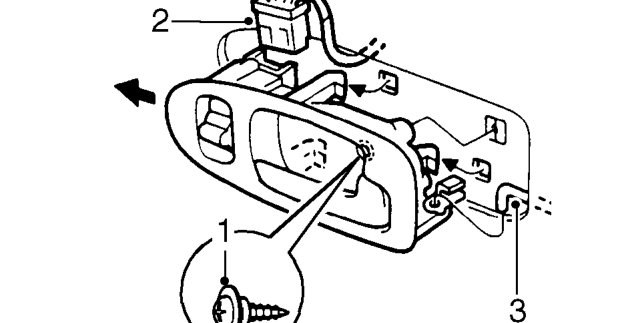 Rear door trim casing – Service repair no - 76.34.04/99 Service repair no - 76.34.04