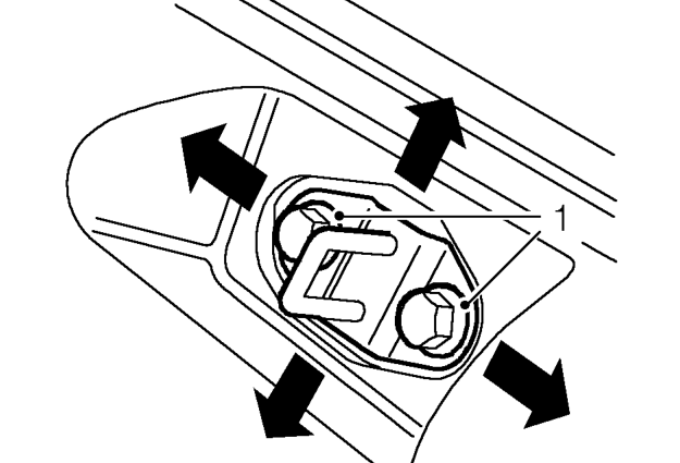 Boot lid striker - adjust – Service repair no - 76.19.04