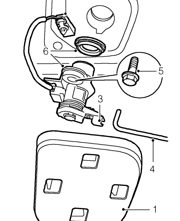 Boot lid private lock – Service repair no - 76.19.10