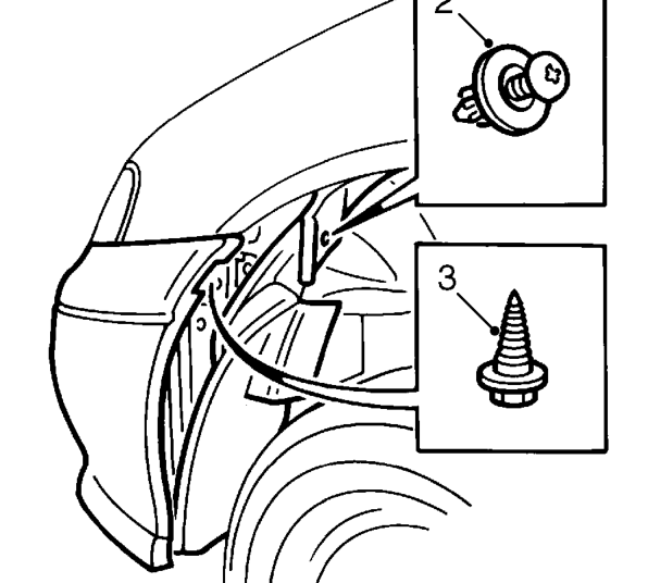 Front bumper – Raise front of vehicle.