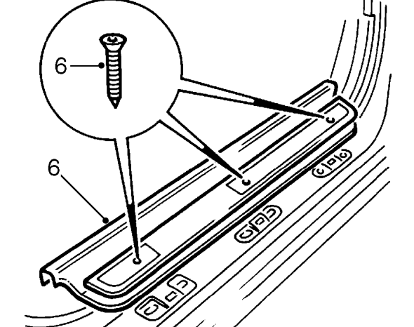 Bonnet release cable – Pull cable through to under wing.