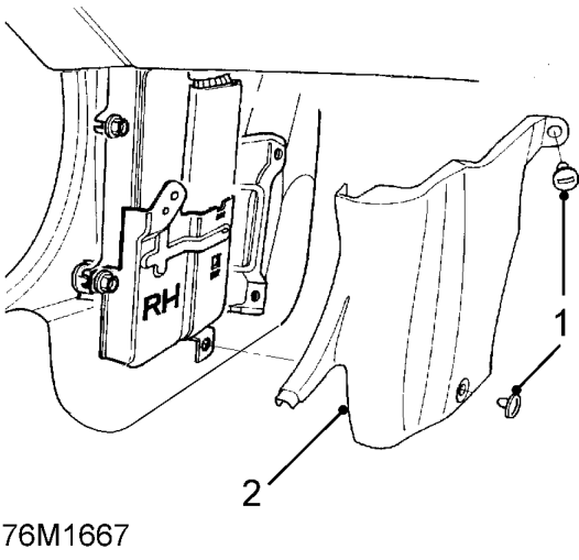 ’a’ post lower finisher – Service repair no - 76.13.27