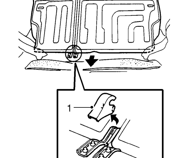 Rear seat squab - divided – Service repair no - 78.10.58/99