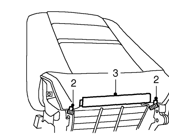 Front seat lumbar support mechanism – Remove front seat. See this section.