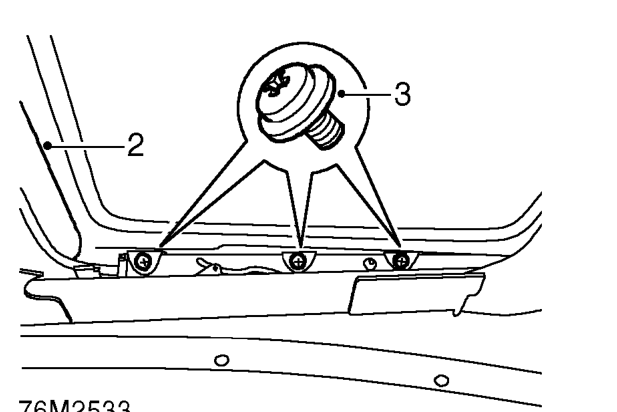 Sunroof drive cable – Remove headlining. See this section.