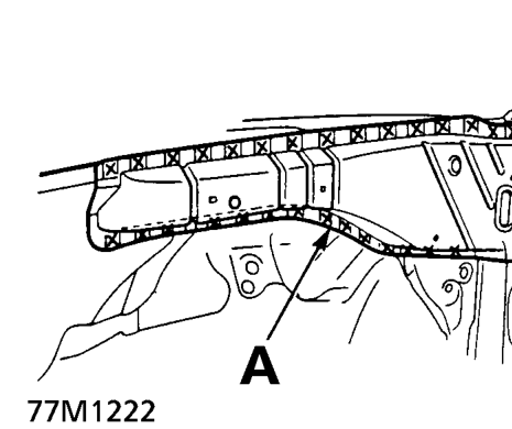 Remove the inner wing upper member.