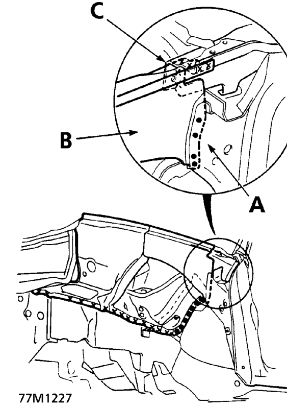 Perform the main welding.